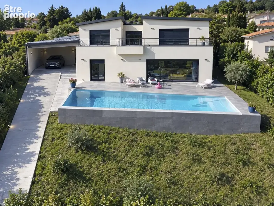 Coteaux sud toulouse villa  d'architecte haut de gamme avec vue panoramique - photo 1