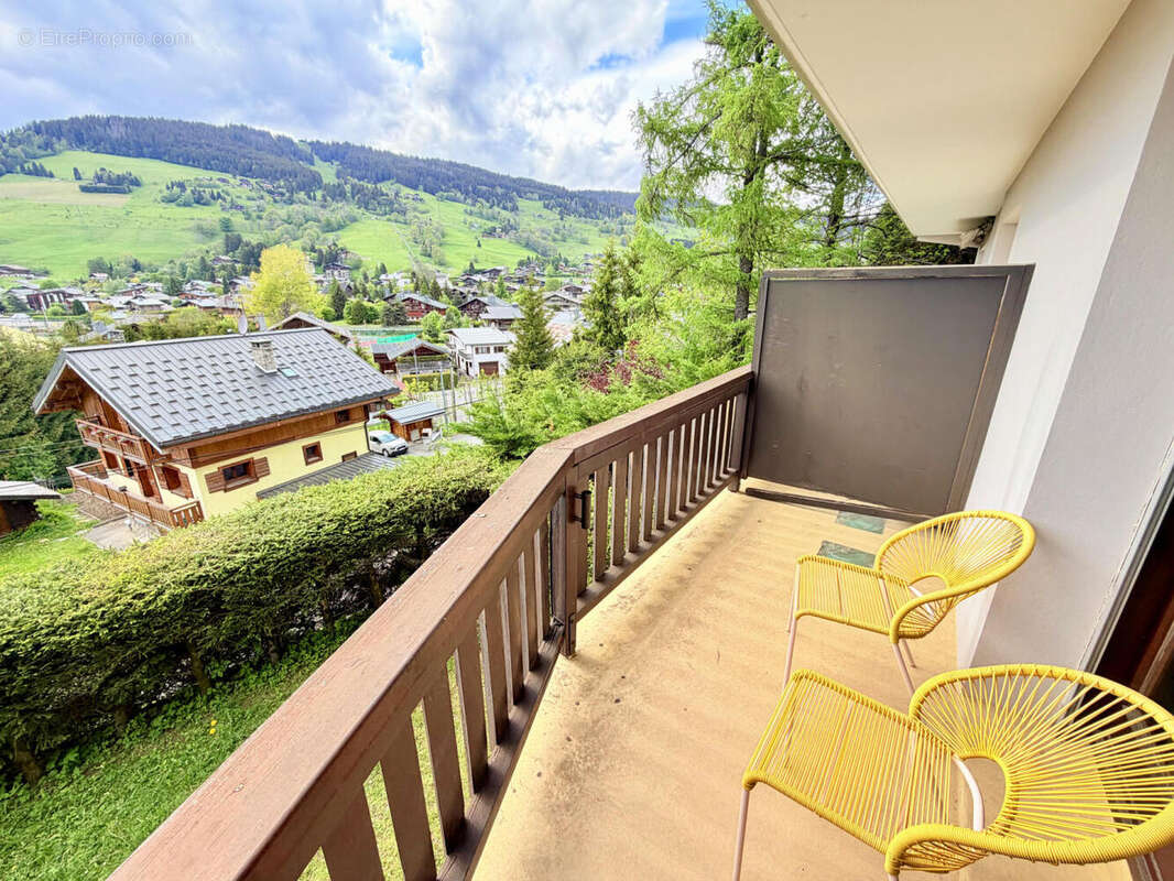 vue balcon (4) - Appartement à MEGEVE