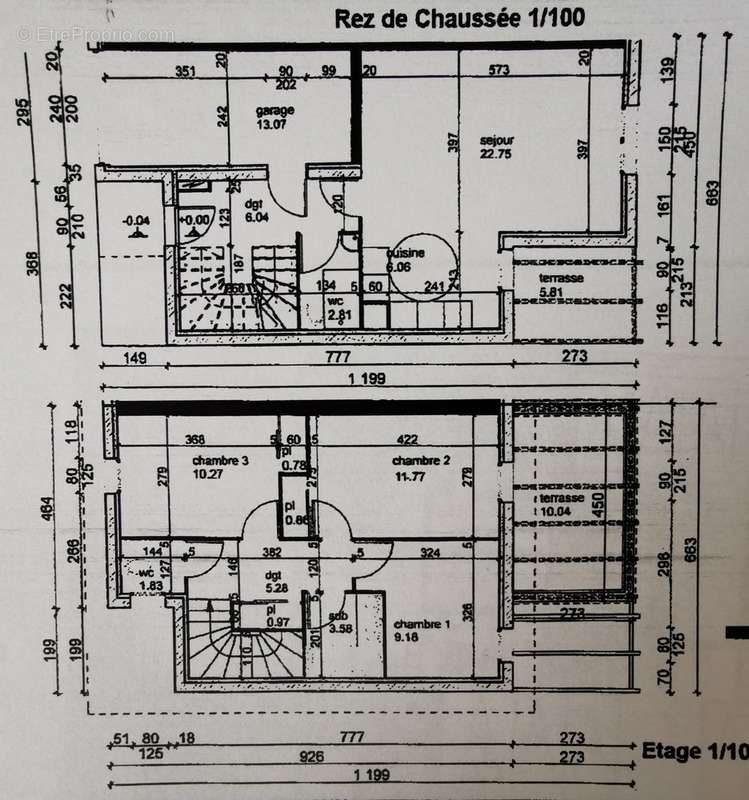 plan - Maison à CASTELGINEST