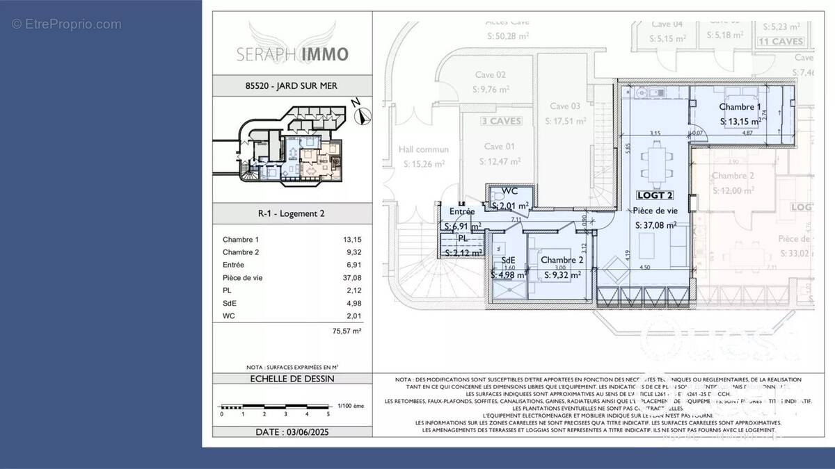 Appartement à JARD-SUR-MER