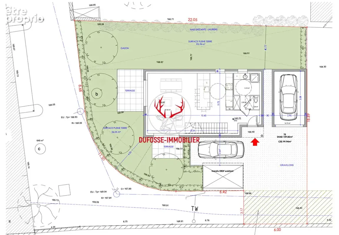 Terrain constructible 342 m² Lyon 9e Proche quais de Saône - photo 3