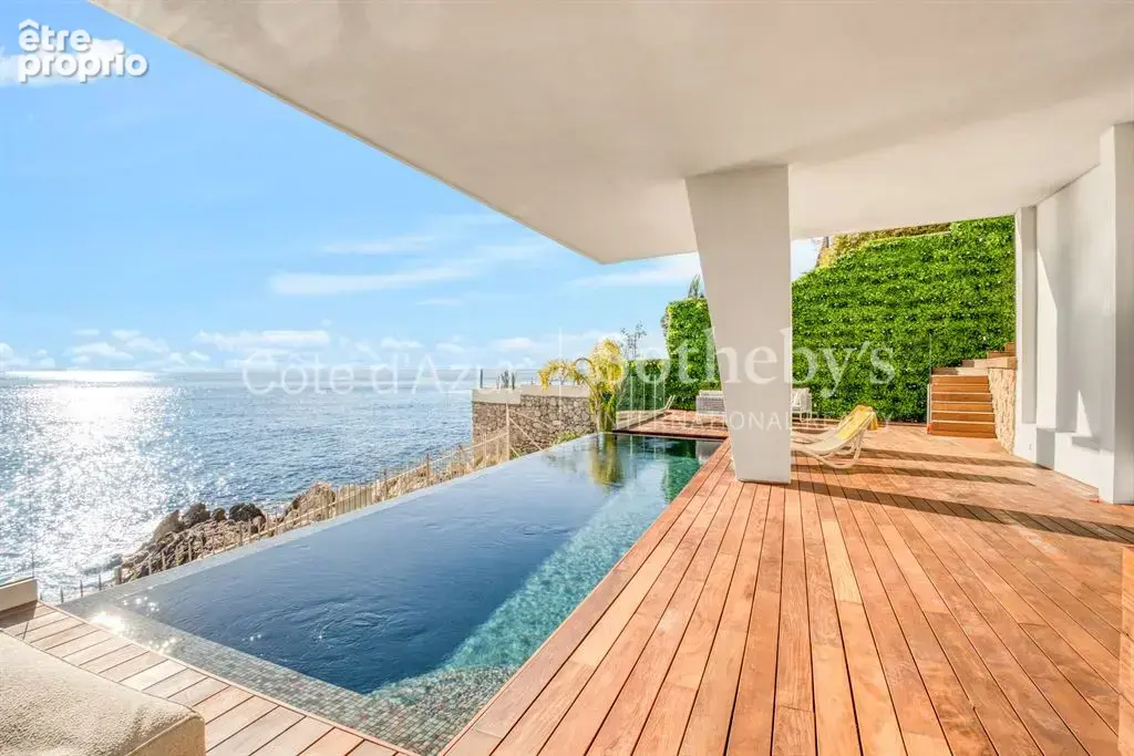 Villa moderniste avec vue mer panoramique et piscine, première ligne Cap de Nice - photo 15