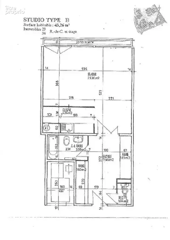 Beau Studio 43.12 m² - photo 8