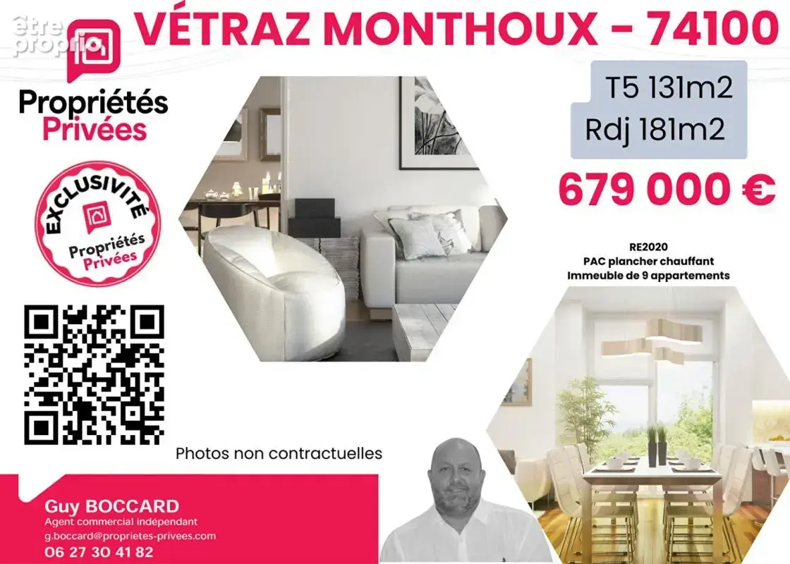 Appartement à VETRAZ-MONTHOUX