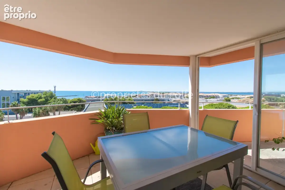 Sète-plages, dernier étage avec vue mer panoramique, - photo 6