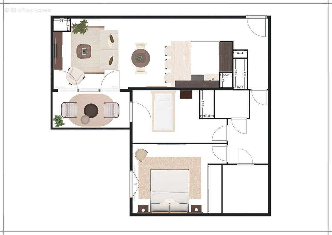 Résidence Standing 2019- DPE C  Centre Mairie  Appartement  3 pièces avec balcon Parking  et cave inclus - photo 9