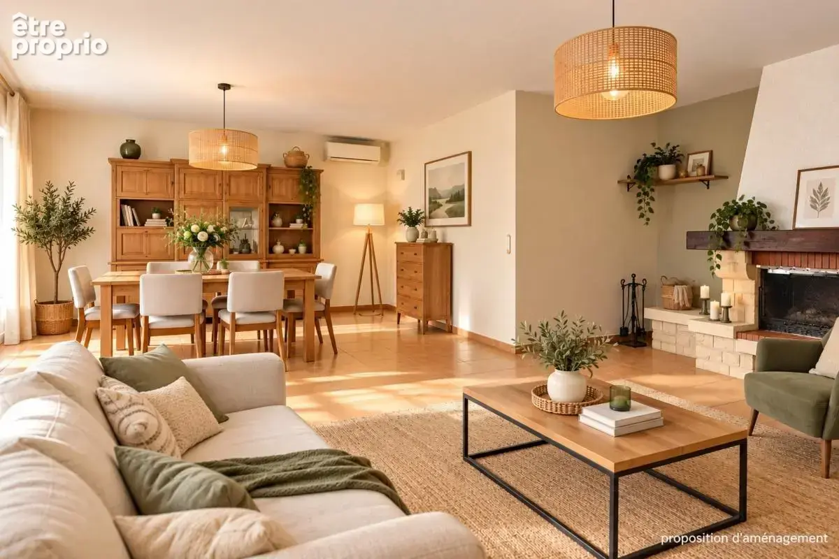 Lespinasse – maison individuelle de plain-pied 107 m² – 3 chambres – terrain 740 m² – grand garage - photo 2