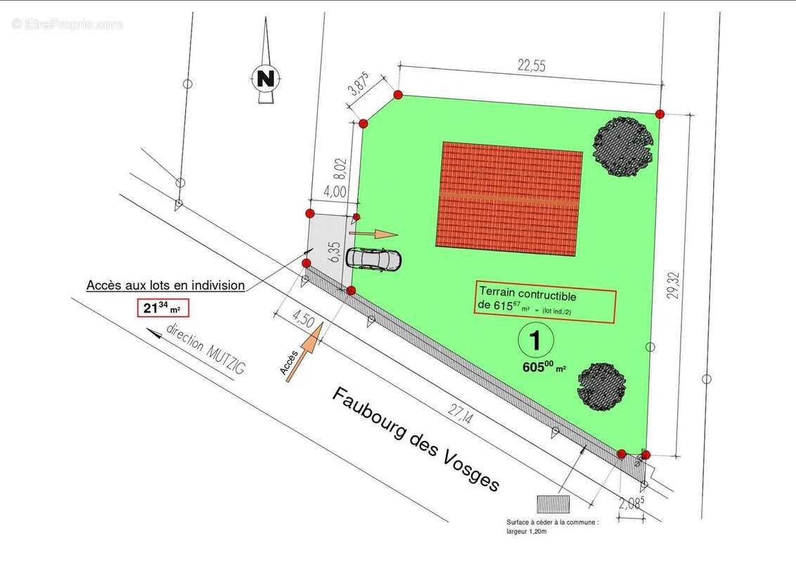 Terrain à DORLISHEIM
