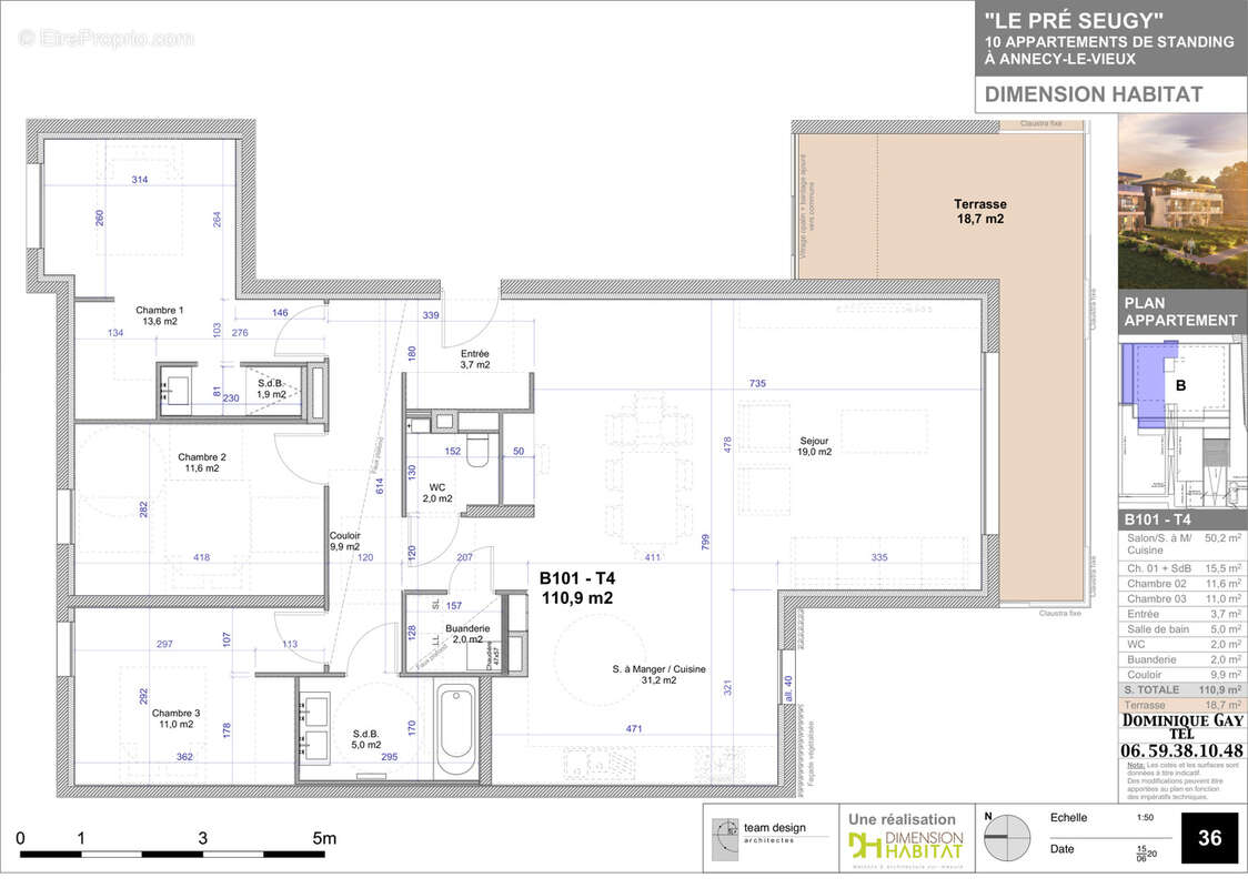 Appartement à ANNECY-LE-VIEUX