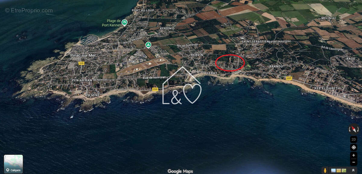 2 Terrains  Viabilisés , Piriac Sur Mer, libre de constructeur. - photo 3