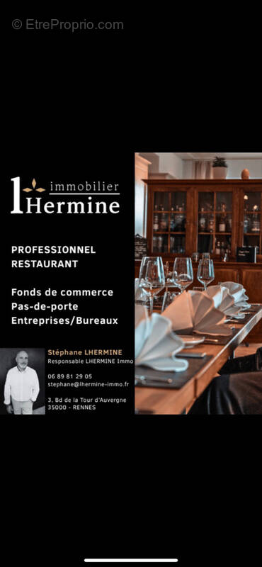 Commerce à RENNES