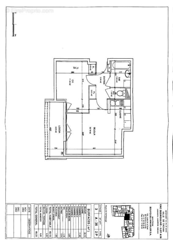 Appartement à CACHAN