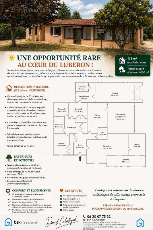 Maison à SAIGNON