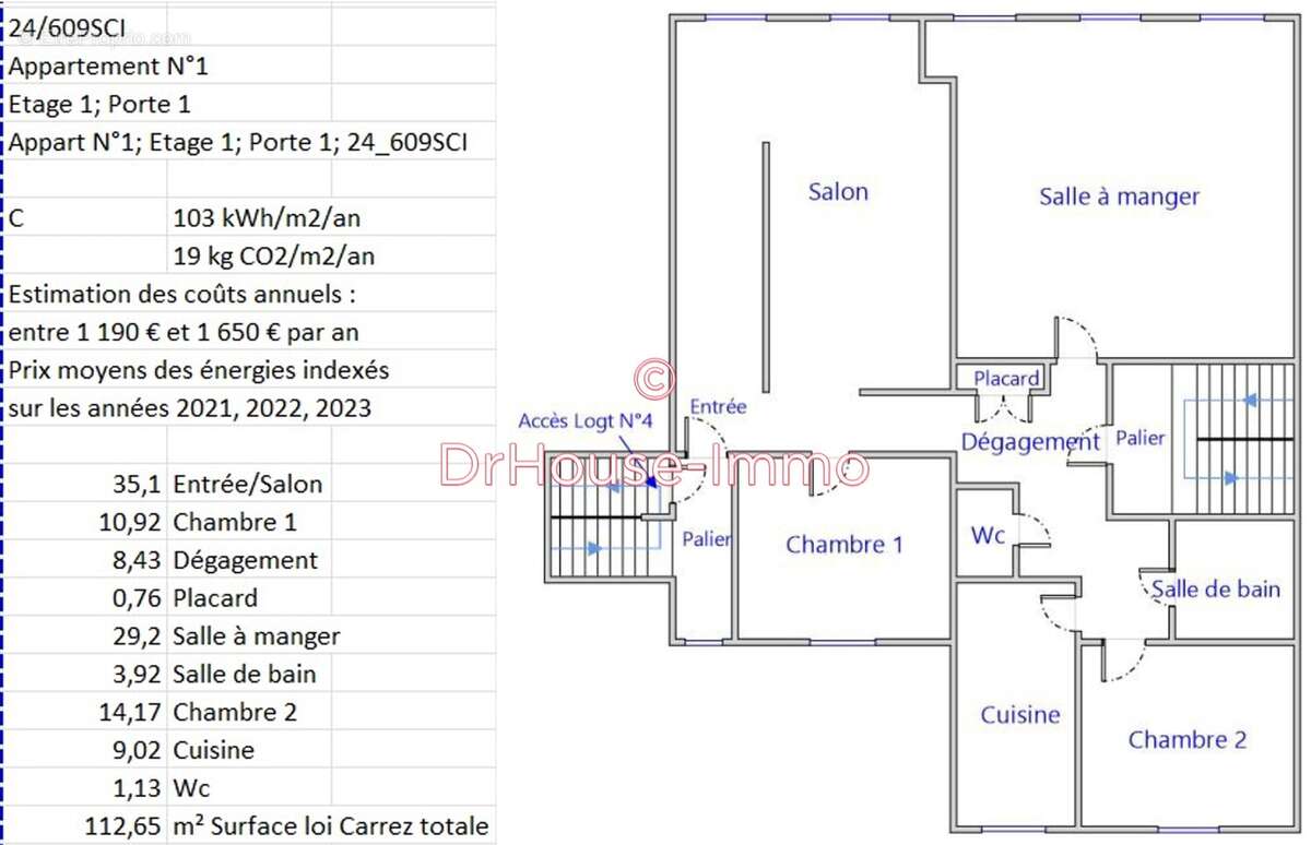 Appartement à SAINT-SAVIN