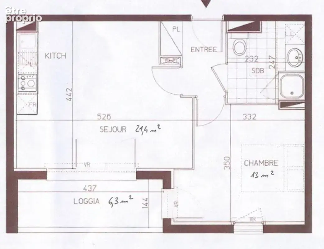 Appartement à vendre à COLOMIERS (31) -  T2 de 43 m² avec loggia, parking et ascenseur - photo 11
