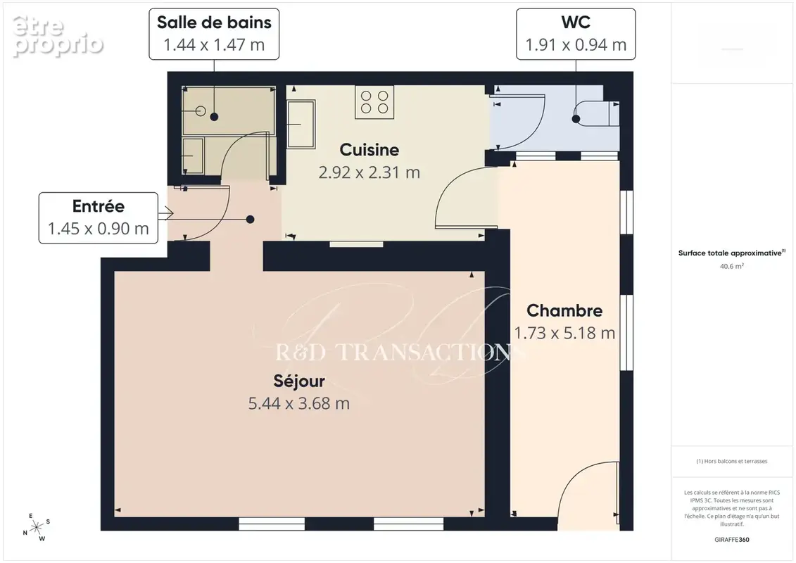 Appartement 2 pièces - photo 10