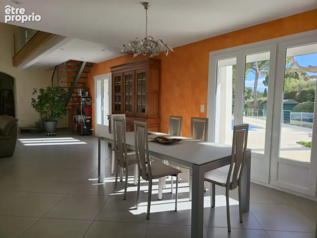 Poussan, villa familiale sur terrain de 1934m2 avec piscine, - photo 8