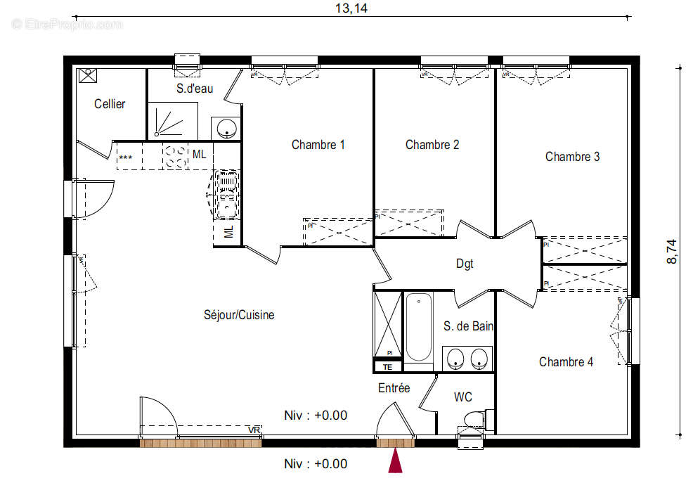 Maison à BRUGUIERES