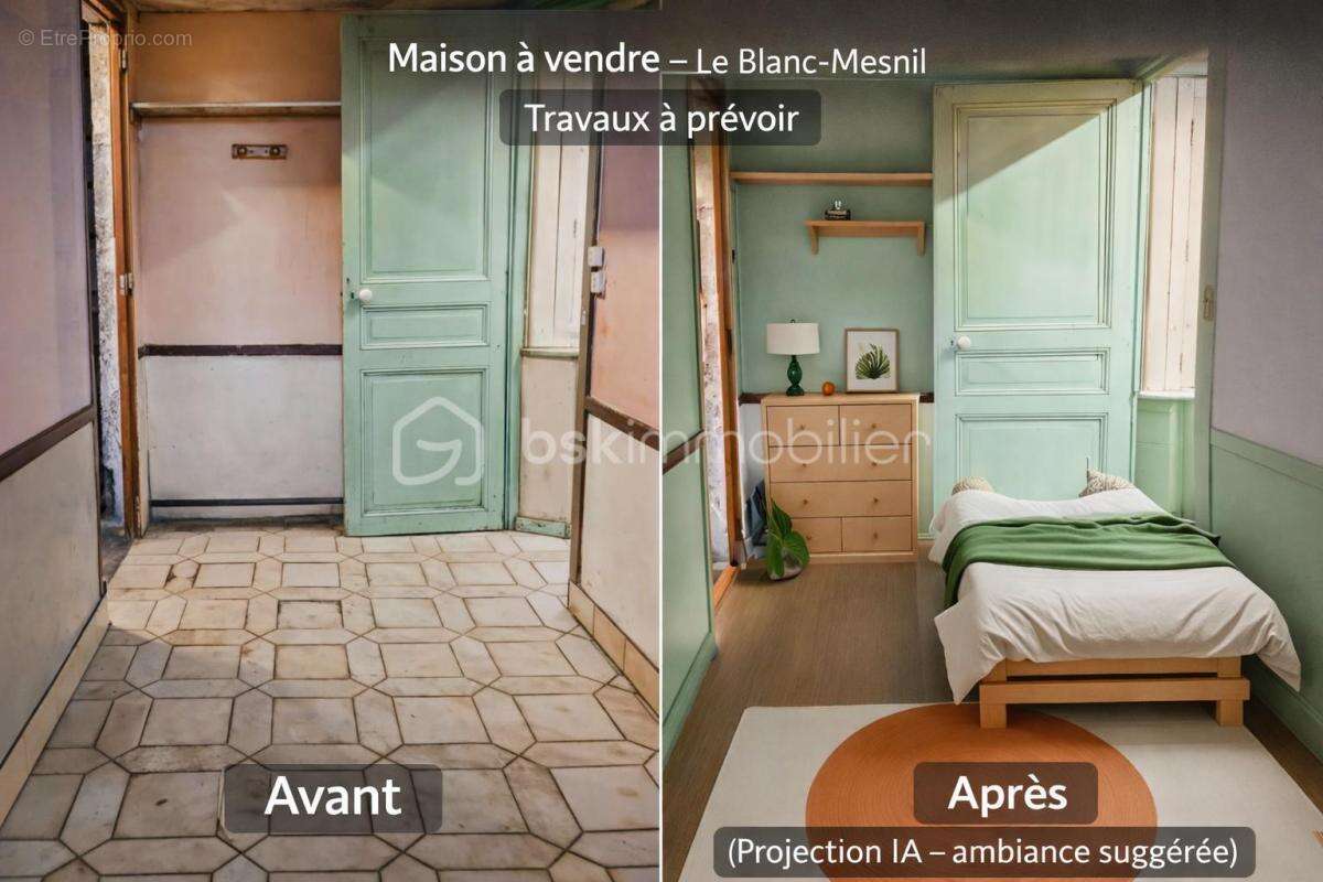 Maison individuelle à rénover avec jardin – Le Blanc-Mesnil - photo 7