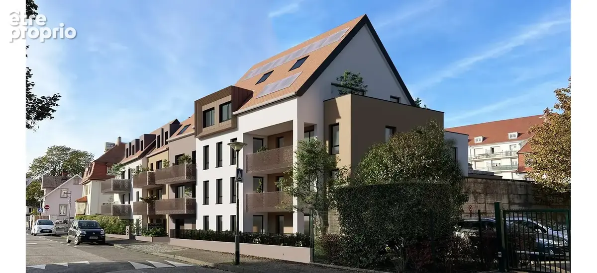 Rare ! Beau 2 pièces neuf à Neudorf petite copropriété au calme ! - photo 3