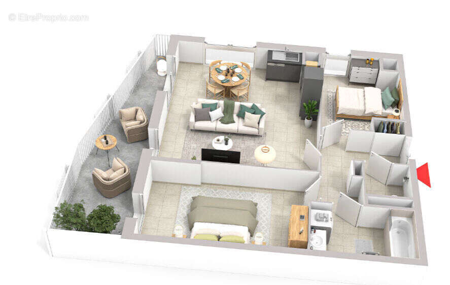 Appartement à MARSEILLE-9E