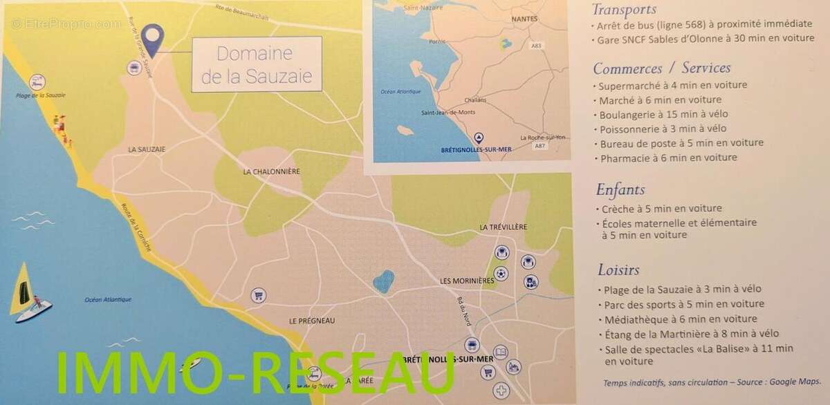 Maison à BRETIGNOLLES-SUR-MER