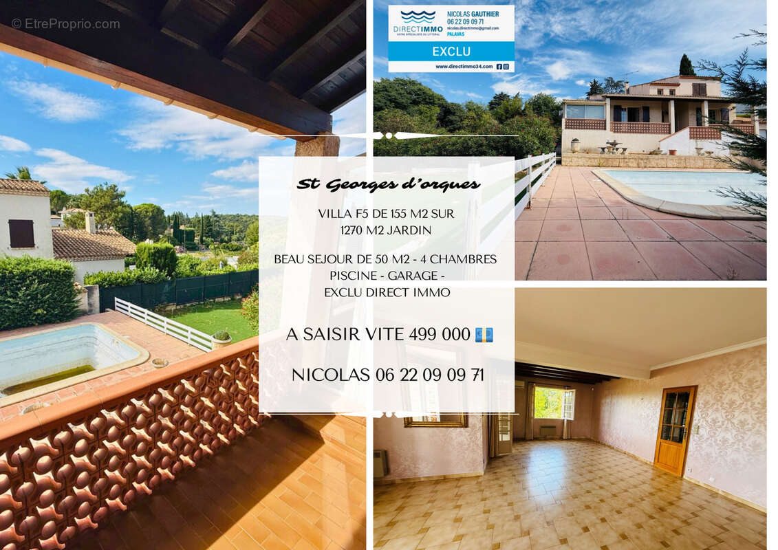 Maison à SAINT-GEORGES-D'ORQUES
