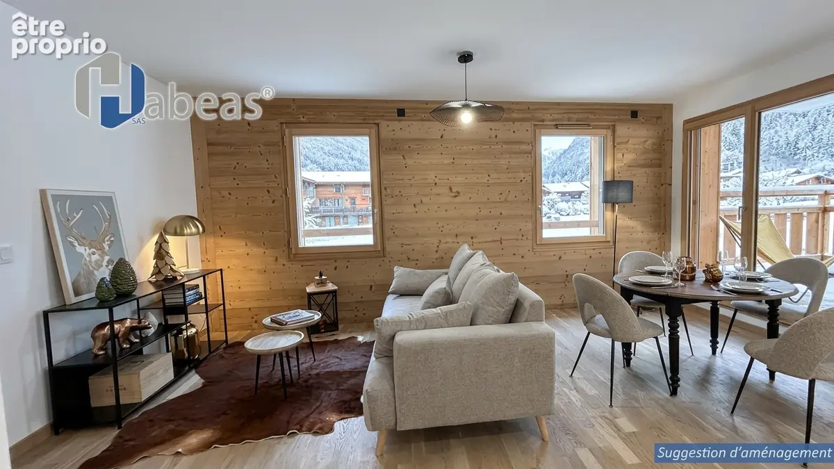 Appartement T4 de 82,10m² en RDC avec grande terrasse de 31 m² , 2 parkings et une cave à Montriond - photo 3