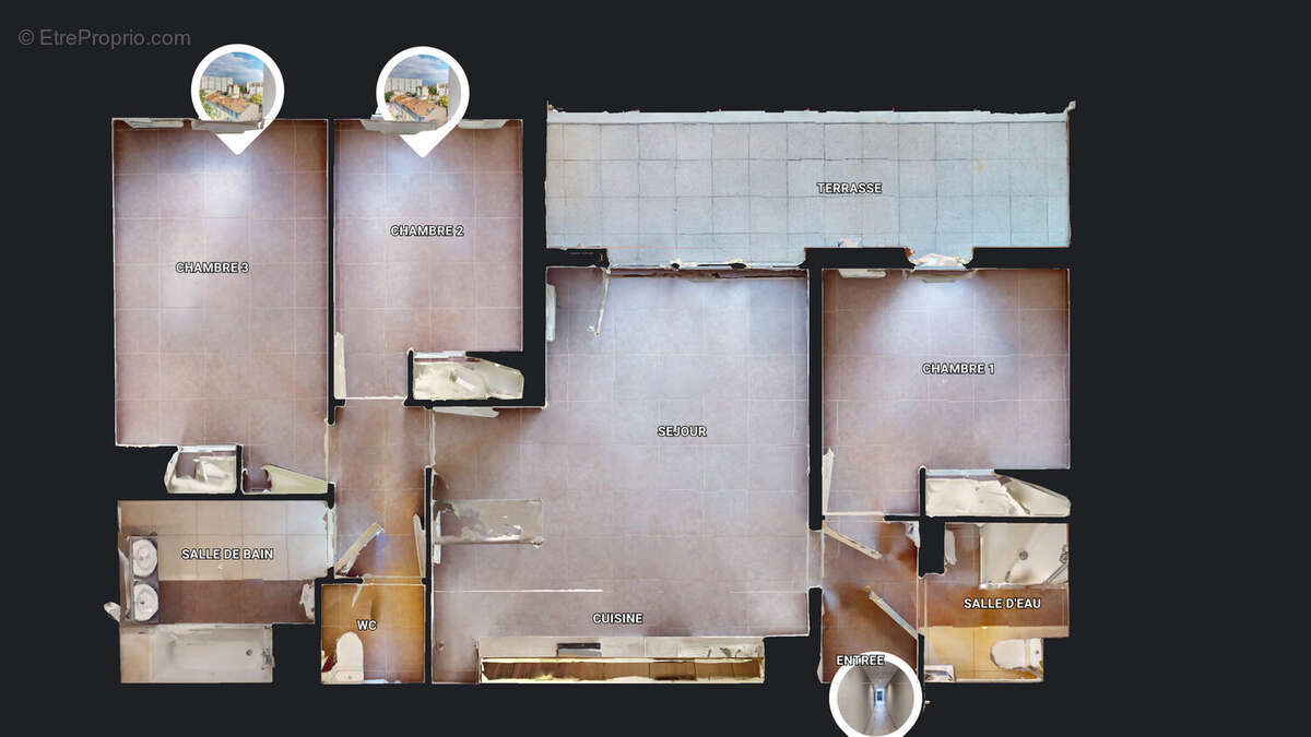 Appartement à MARSEILLE-4E