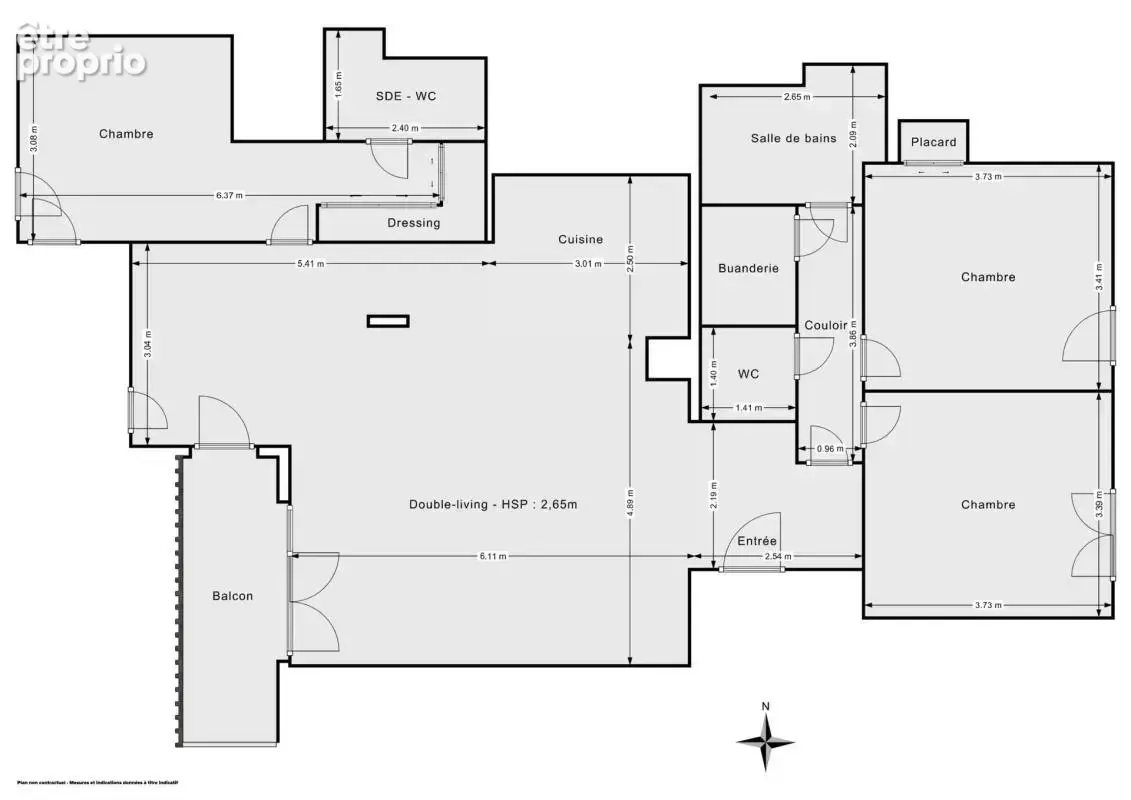 Appartement 4 pièces 110 m² avec balcon - Neuilly-sur-Seine - Ile de la Jatte - photo 3