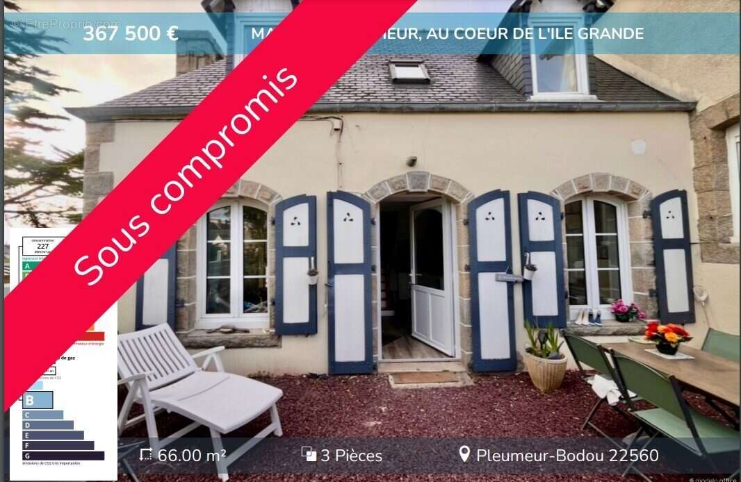 Maison à PLEUMEUR-BODOU