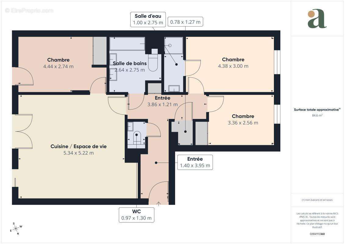 Appartement à RUEIL-MALMAISON