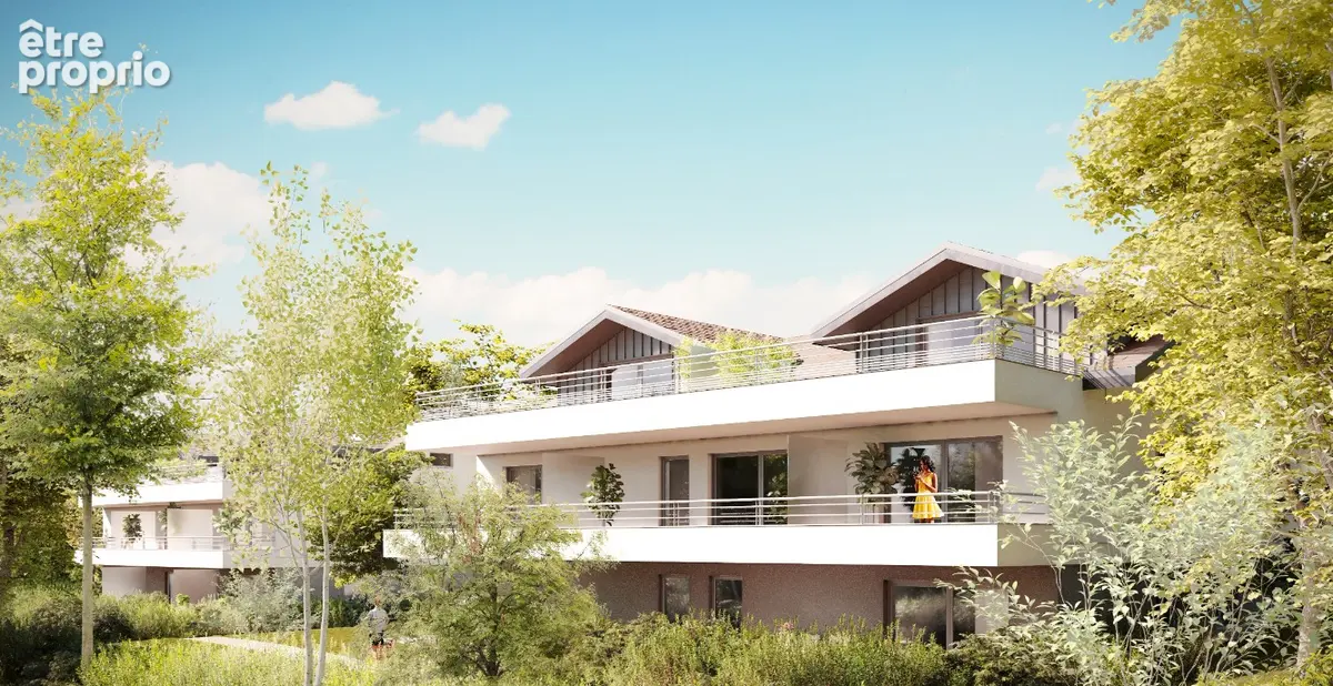 THONON quartier Ripaille / Concise - T3 avec terrasse, garage et cave - photo 3