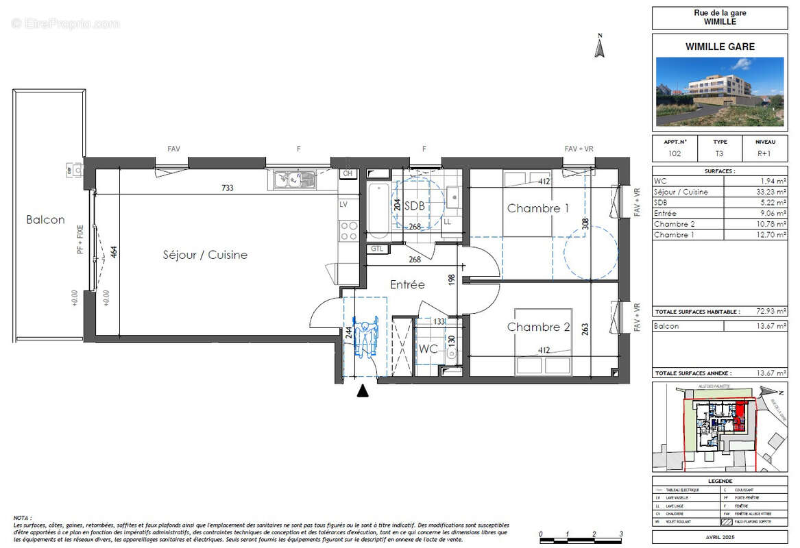Appartement à WIMILLE