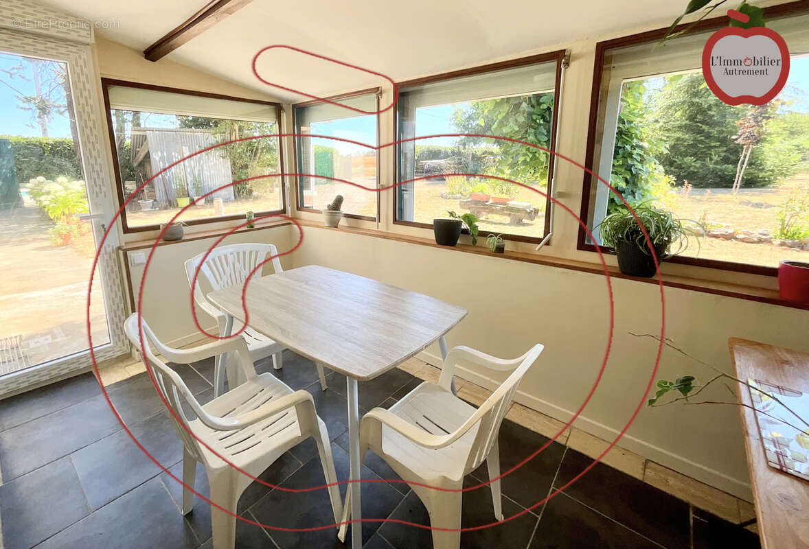 Maison de campagne avec jardin arboré de 1 735 m2 - 15 mm de verneuil sur avre - photo 3