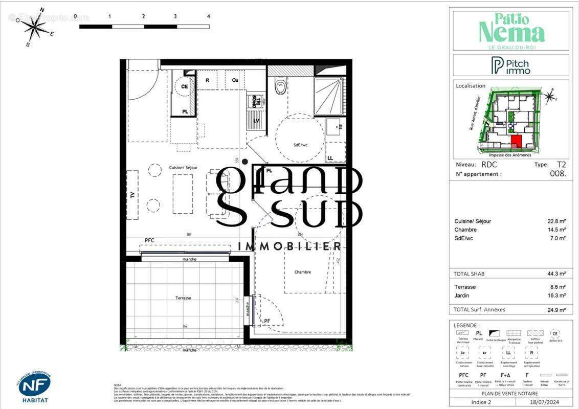 Appartement à LE GRAU-DU-ROI