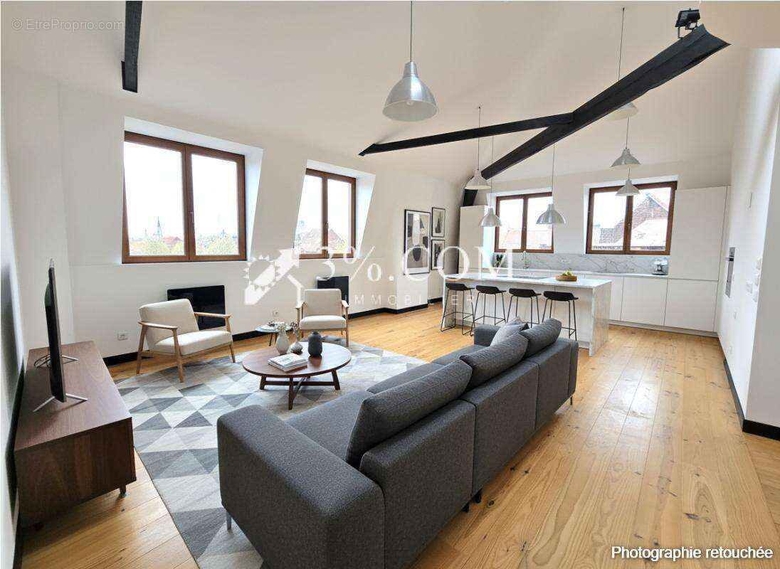 LOFT 91 m2 avec 2 Chambres + Place de parking sécurisée - photo 3