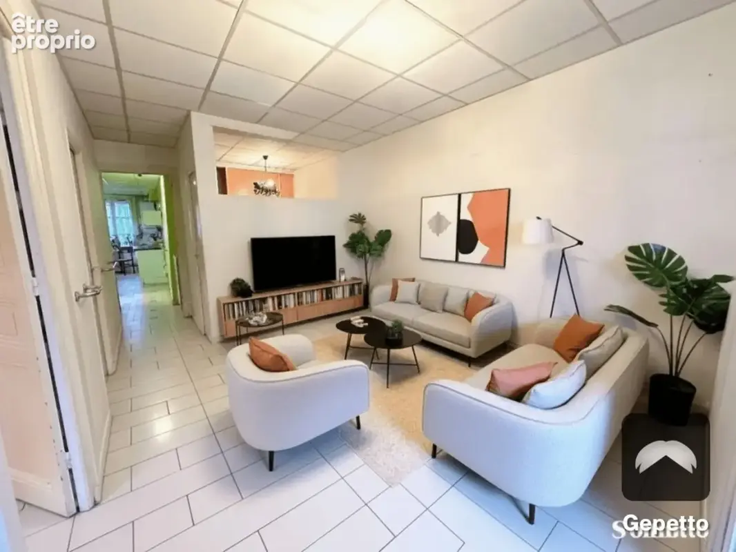 Appartement 60m2 - calme - terrasse  - rdc - 2 chambres - metro 10min a pied - bus 2min - photo 3