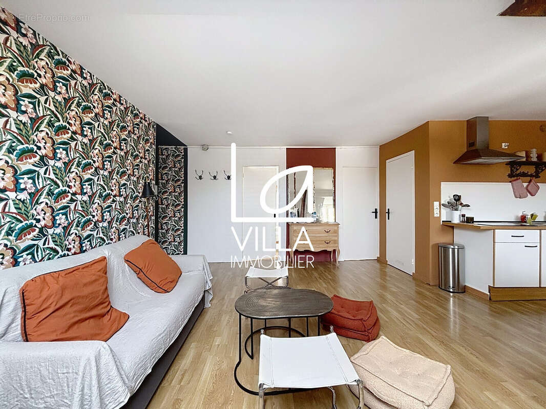 Salon - Appartement à WIMEREUX