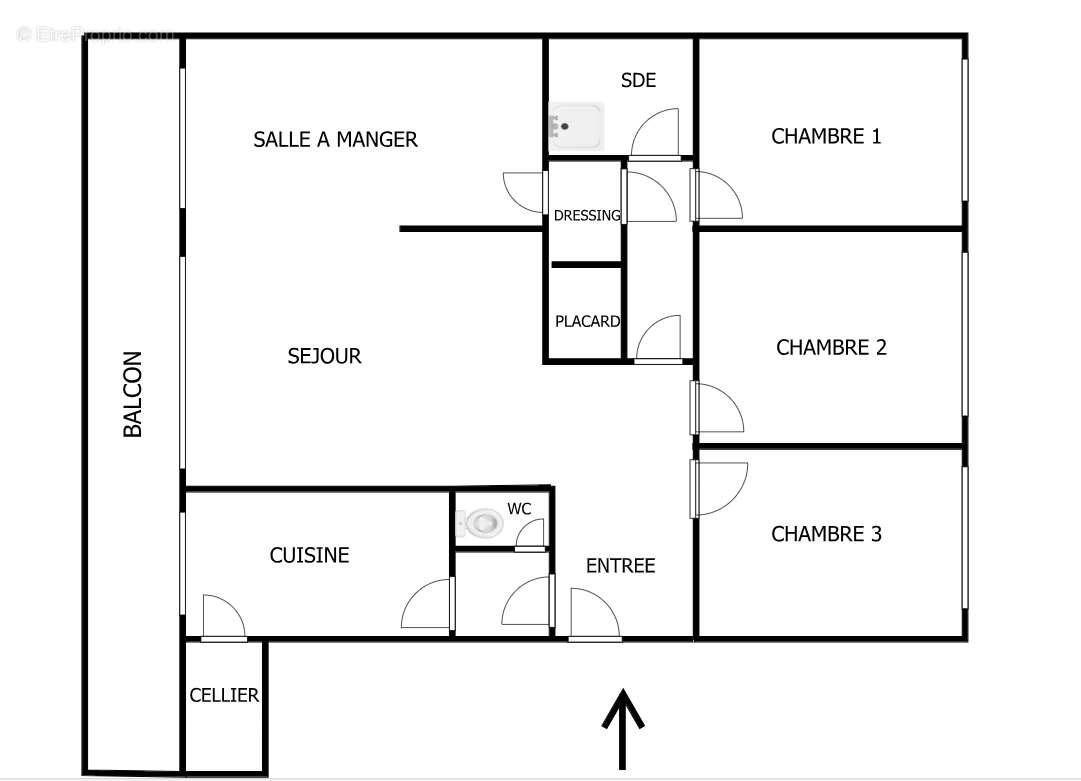 Appartement à COURBEVOIE