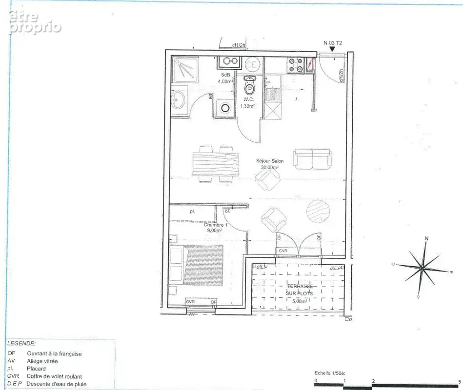 Appartement à ABBEVILLE
