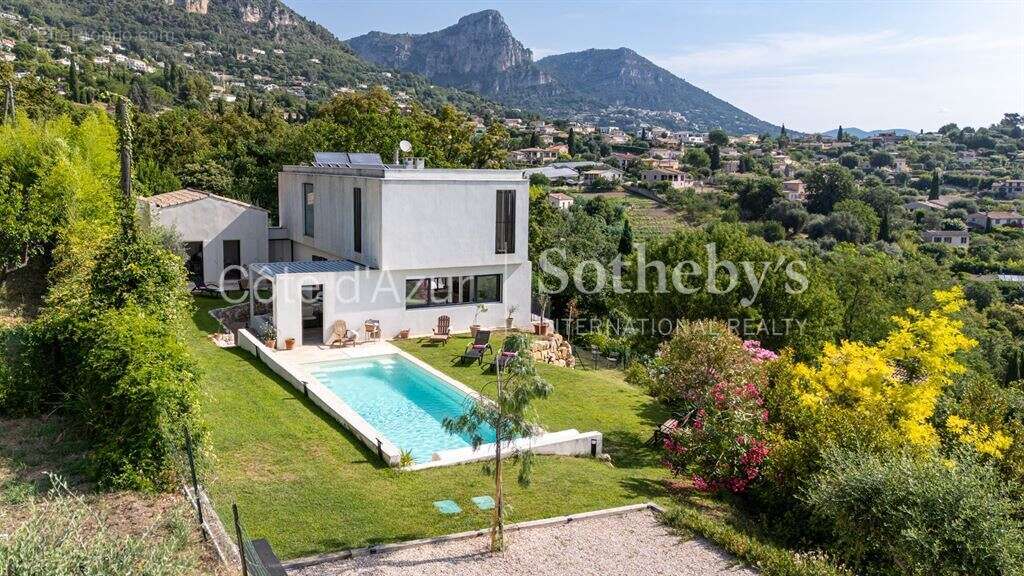 Villa d'architecte contemporaine à vendre à Vence avec piscine et appartement indépendant - photo 2