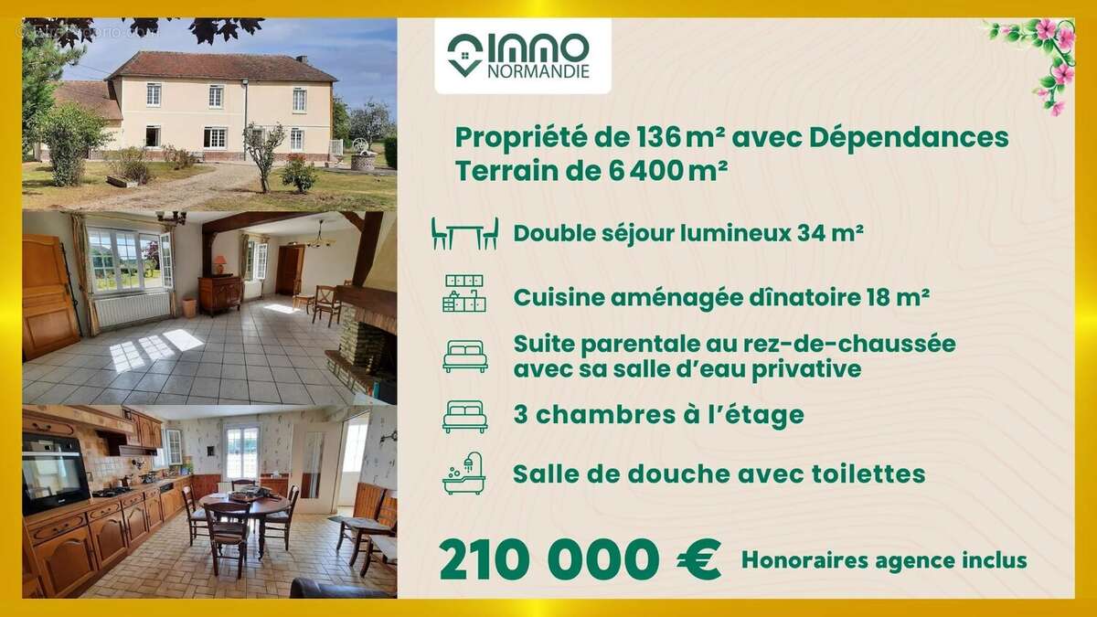 Maison à LA BARRE-EN-OUCHE