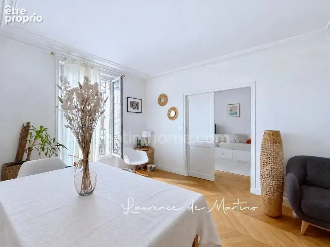 Levallois-perret – 56 m² 3 pièces – 2 chambres ou bureau – centre-ville – métro l3 à 7 min – gardien - photo 2