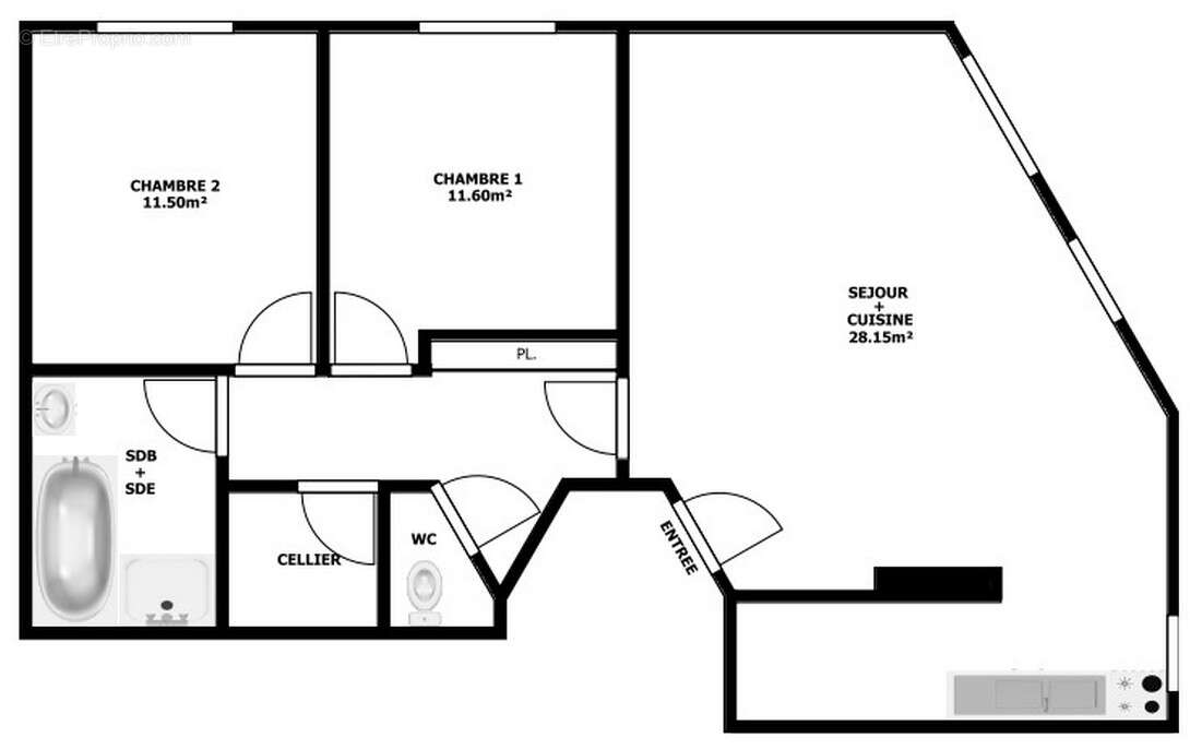 Appartement à CLICHY