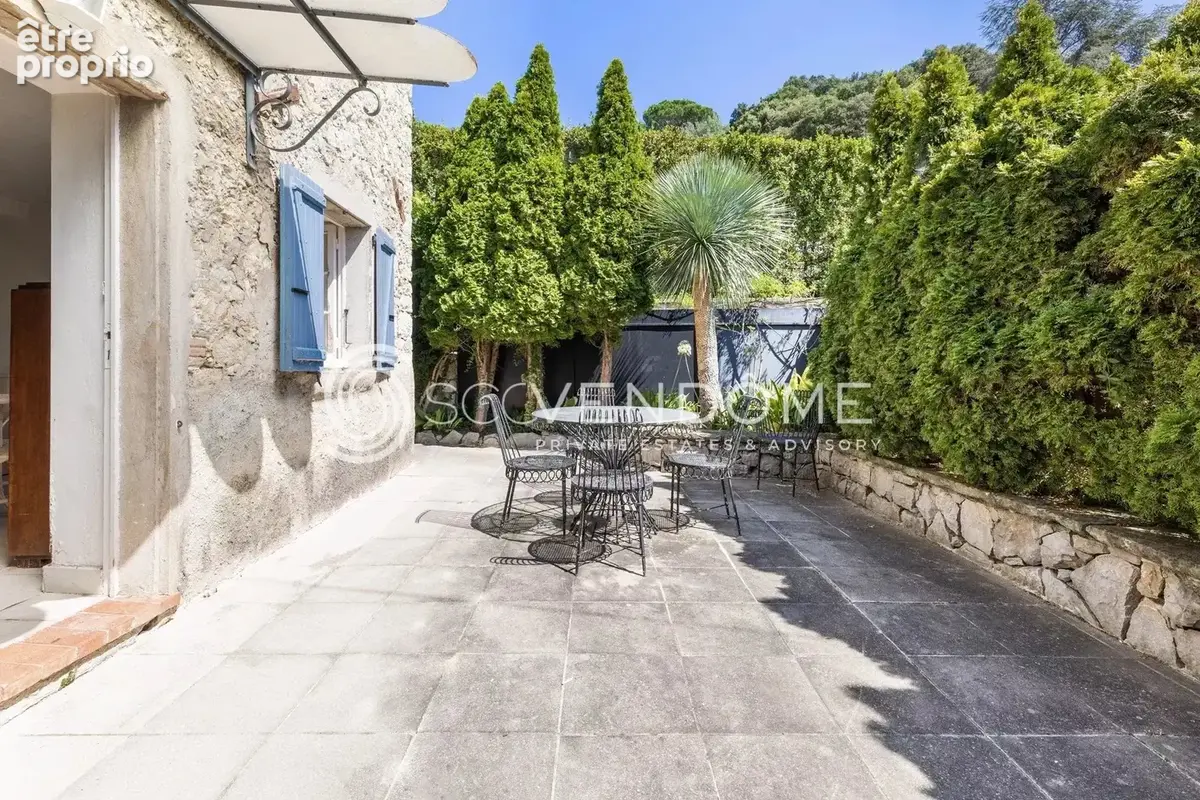 Cannes californie  villa provencale et annexes terrain plat a vendre - photo 5