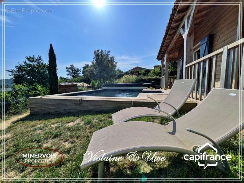 La caunette – hameau de babio – maison contemporaine d’exception avec piscine – environnement naturel préservé - photo 4