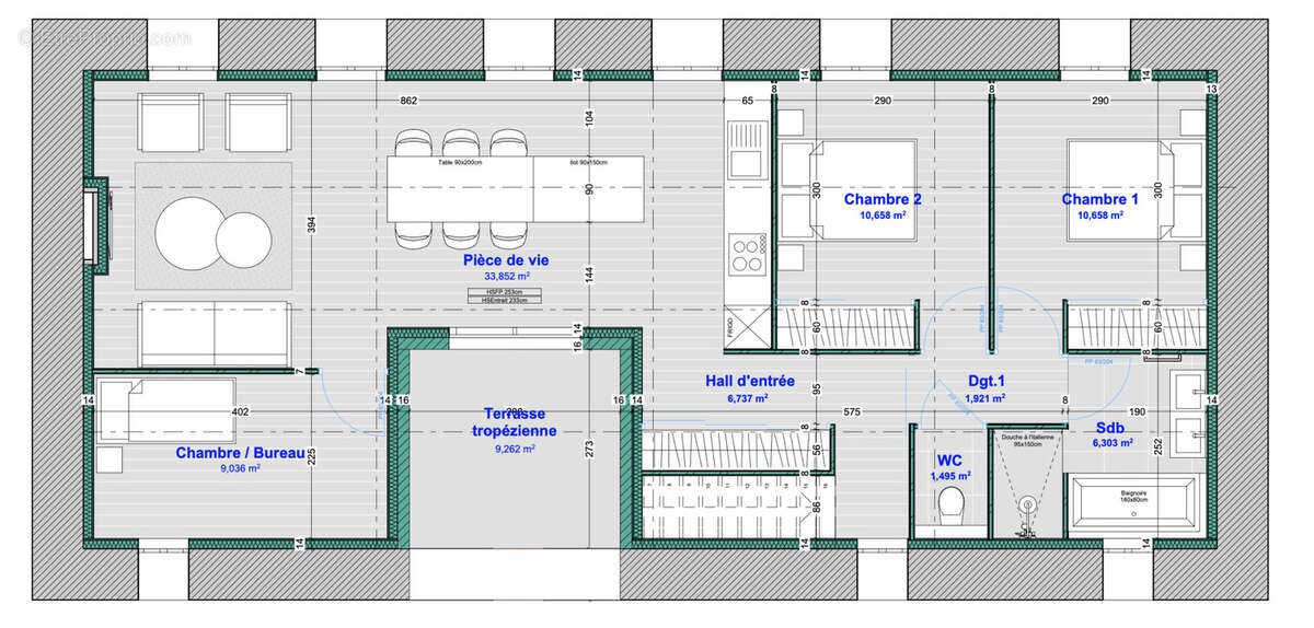 Appartement à SAINT-JUST-MALMONT