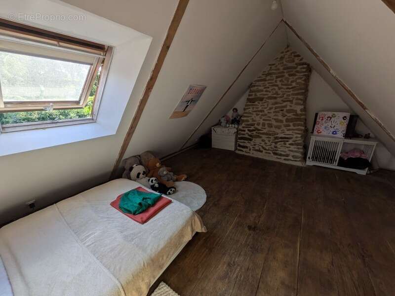 Séglien en campagne longère en pierre rénovée avec vie de plain pied de 243m², garage, atelier et dépendance parcelle de 7125m² - photo 17