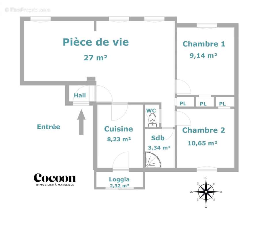 Appartement à MARSEILLE-11E
